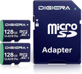 128GB CT100 microSDXC UHS-I Memory Card with Adapter - up to 100MB/s, C10, U3, V30, 4K UHD, A2, Micro SD Card for Smartphones, Tablets, Cameras, Gaming Consoles, and Drones (2 Pack)