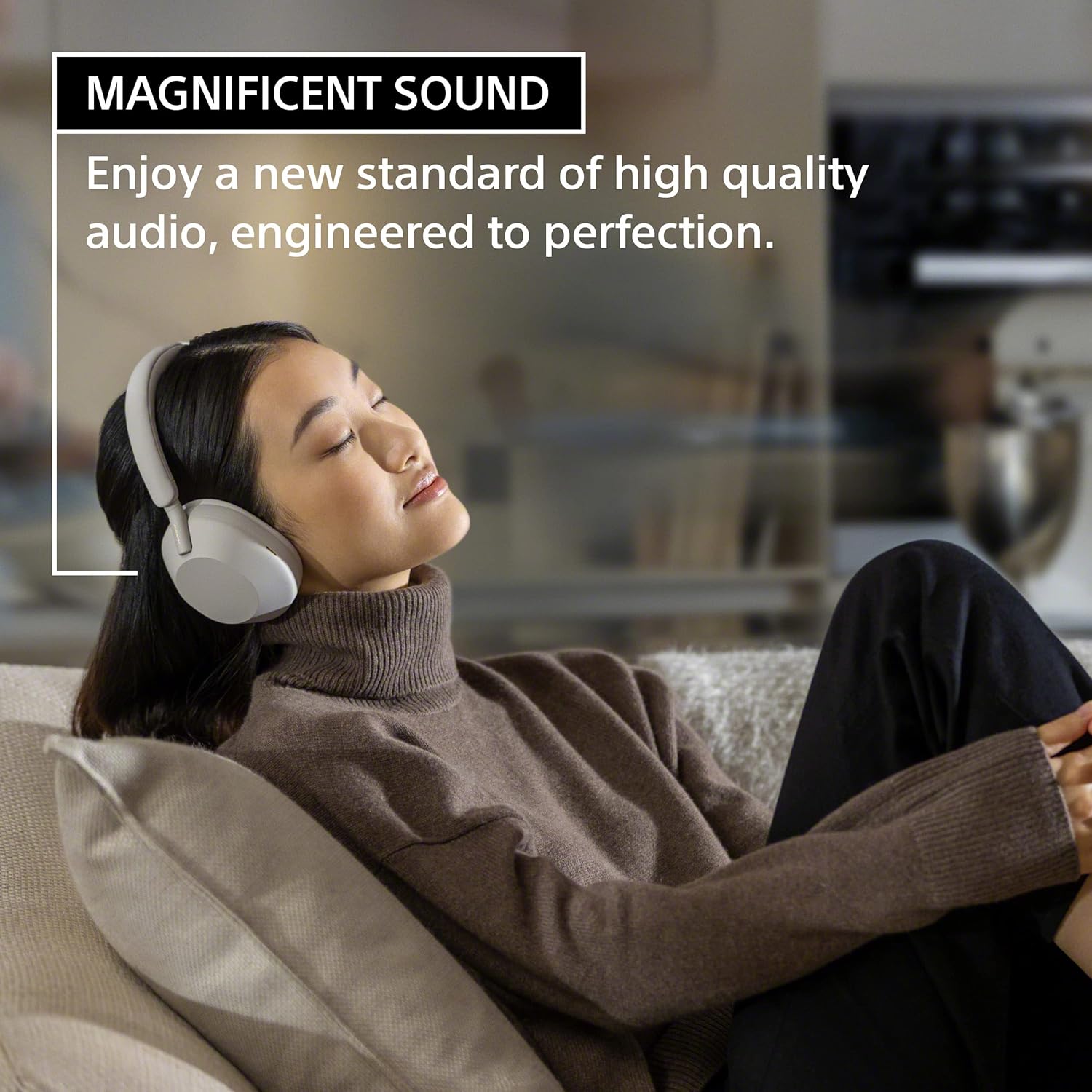 Sony WH-1000XM5 Premium Noise Canceling Headphones, Auto NC Optimizer, 30-Hour Battery, Alexa Voice Control, Black