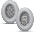 BINGLE Upgraded QC35 Replacement Ear Pads for Bose & Sound Insulation Bose QC35 ii Replacement Ear Pads, Added Thickness QC35 Replacement Headphone Pads with Soft Leather, Memory Foam Gray