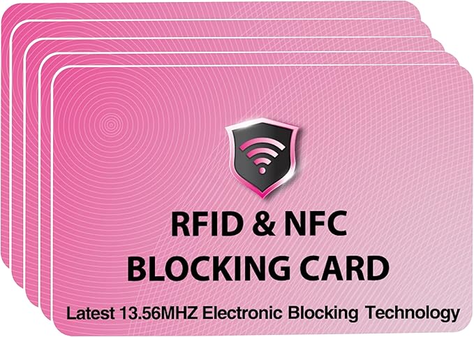 SaiTech IT 5 Pack RFID Blocking Cards Protect Your Entire Wallet, and Cards by SaiTechIT