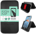 Folden Airplane Phone Holder, Flexible Tablet and Cell Phone Holder, Folding Cellphone Stand for Desk, Bed, Office, Treadmill - Airplane Accessories Long Flight Travel - Plane Essentials (Cordura)