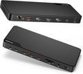 MOKiN Thunderbolt 4 Dock - 16 Ports, Laptop Docking Station Dual Monitor for MacBook, Docking Station 3 Monitors for Windows with 150W DC Power,TB4 Cable,2.5 Gigabit Ethernet（Thunderbolt™ Certified）
