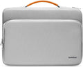 tomtoc 360° Protective Laptop Sleeve for 13.5-14.4 Inch Surface Laptop 6/5/Studio 2/1, Surface Book, Water-Resistant Shockproof Carrying Case Bag for Acer Aspire/Swift, ASUS Vivobook/Zenbook 14, Gray
