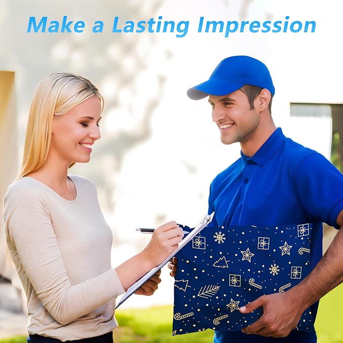 Christmas Poly Mailer 10x13 Inch 25 Pcs, Waterproof and Tear-Resistant Shipping - Image 7