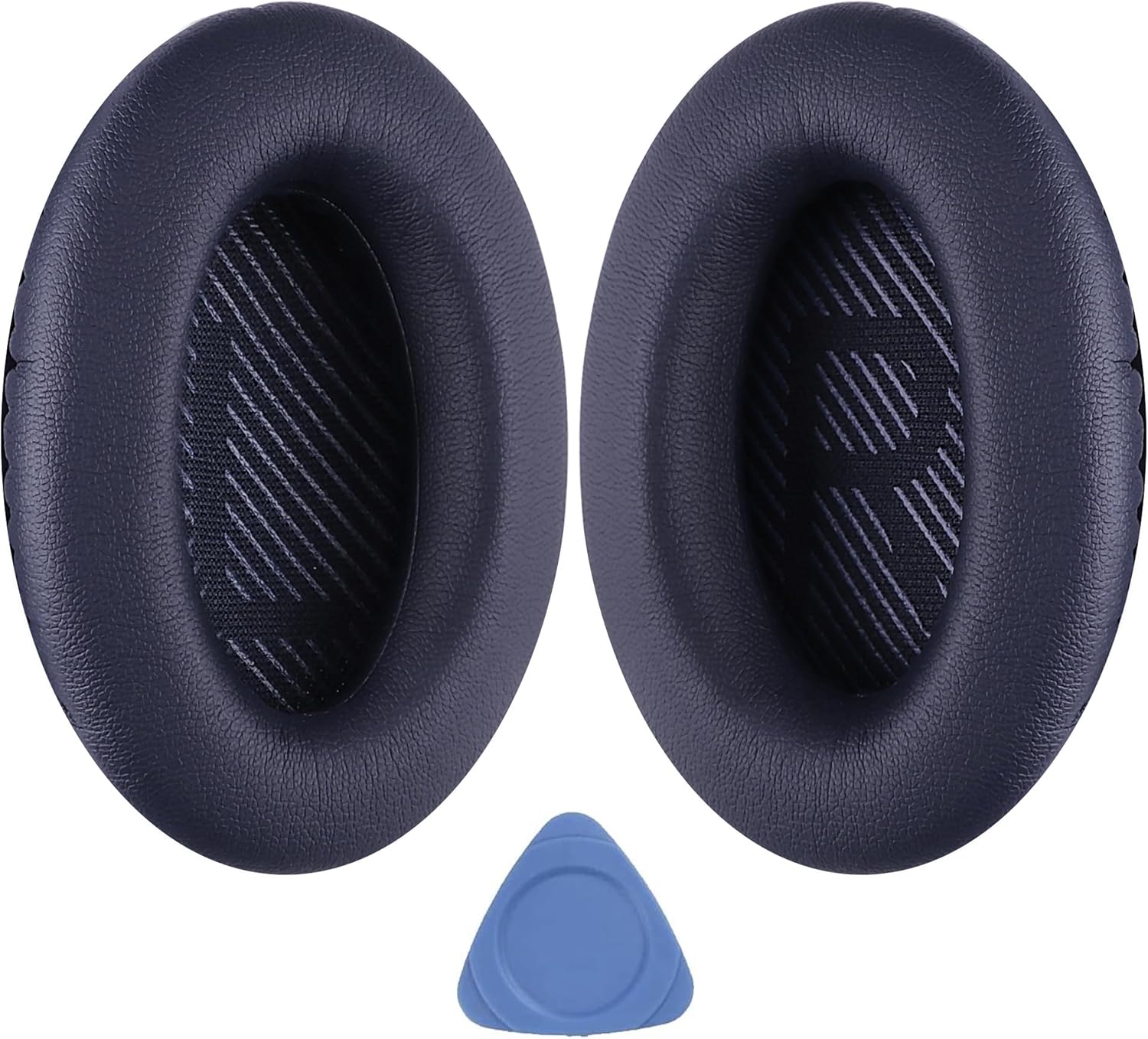 Replacement Ear Pads for Bose QuietComfort 35 (QC35) & Quiet Comfort 35 II (QC 35 ii) Headphones, EarPads Cushions with Noise Isolation Memory Foam, Softer Protein Leather, Added Thickness