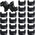 Yookeer Magnetic Zip Tie Mount Base Black Magnetic Cable Clips Wire Holder Multipurpose Cable Ties Management Base Electrical Supplies for Wire