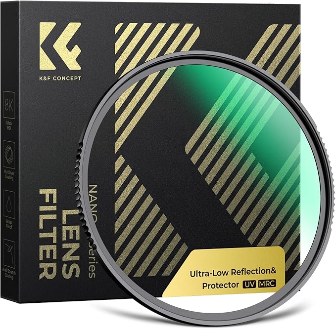 K&F CONCEPT 40.5mm Shockproof & Ultra Low Reflectivity MCUV Lens Protection by KFCONCEPT