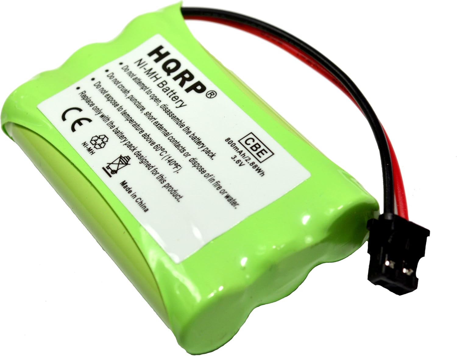 HQRP 10-Pack Cordless Phone Battery Compatible with Uniden PowerMax 5.8GHz 30878864022, Powermax 2.4 GHz, GE TL26402, GP 80AAALH3BMX, 80AAALH3BMZ Replacement