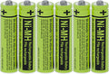RocketBus 6-Pack BK-40AAABU Replacement 1.2V 400mAh Battery for Panasonic Cordless Phone System BK40AAABU