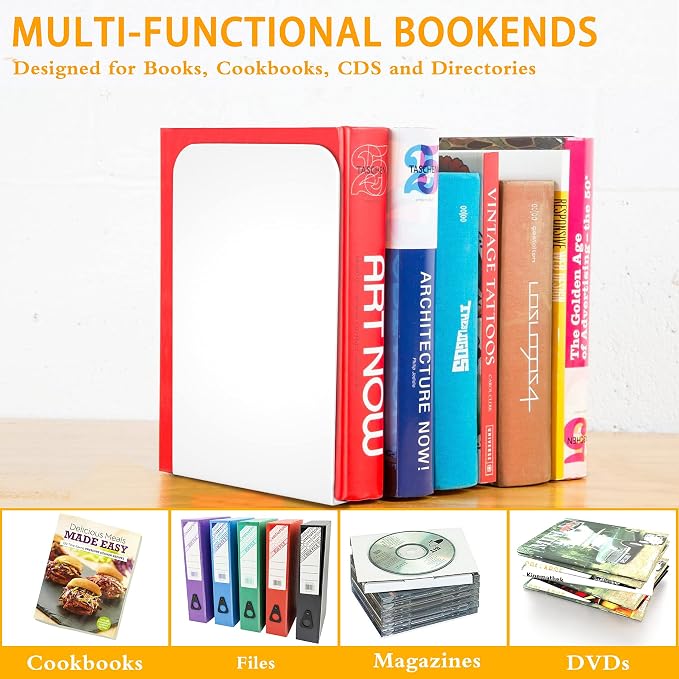 VFINE Bookends 3 Pairs, Bookends - Image 7