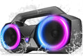 KMAG Bluetooth Speaker Wireless, 80W Loud Speaker with Deeper Bass, IPX7 Waterproof, 20H Playtime, Cool Lights, TWS, Portable Speaker for Home, Outdoor, Workshop, Party, Gift for All