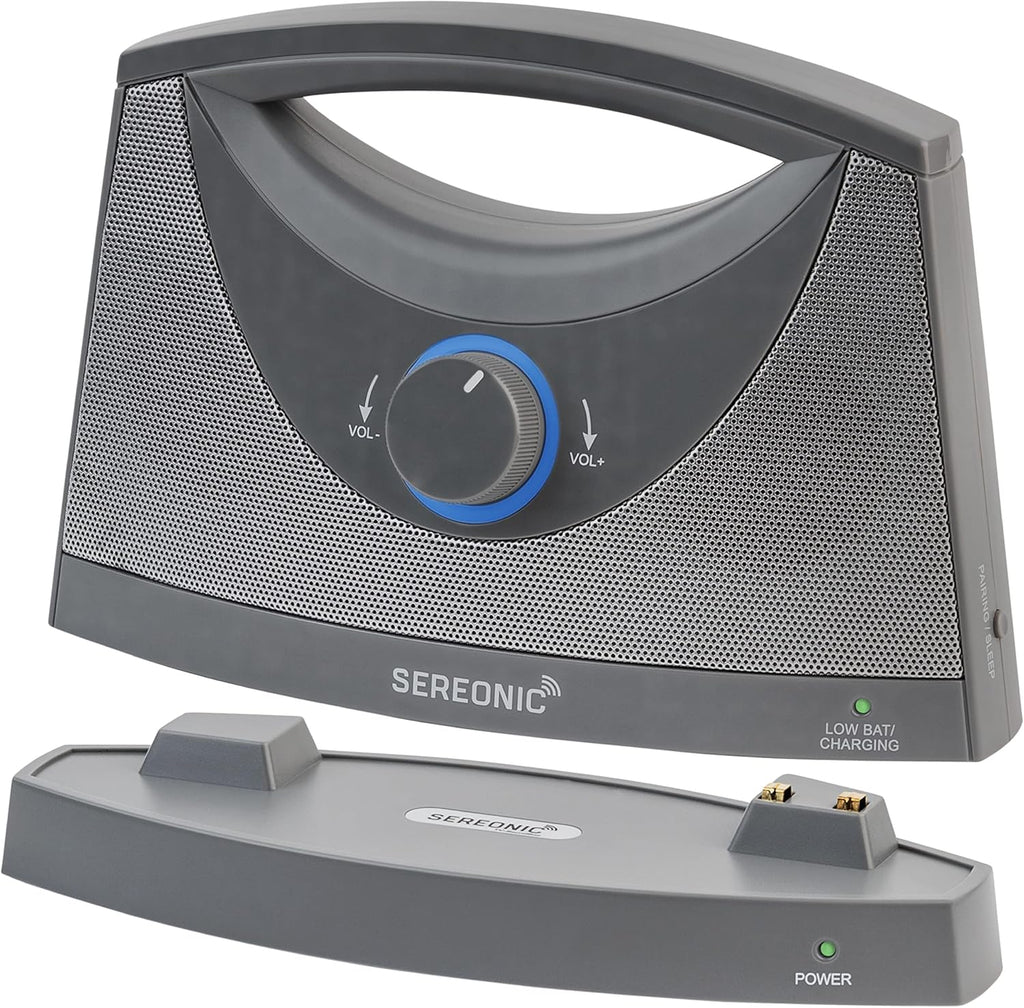 Wireless TV Speakers for Hard of Hearing - Portable, Powerful, and Convenient