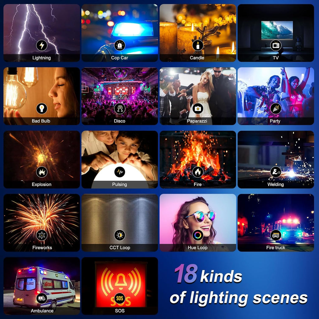 GVM 800D RGB Led Video Light, 2PCS Video Lighting Kit with APP Control, 40W Photography Lighting Led Panel Light with 18 Kinds of The Scene Lights for Studio YouTube, 3200K-5600K, CRI 97+