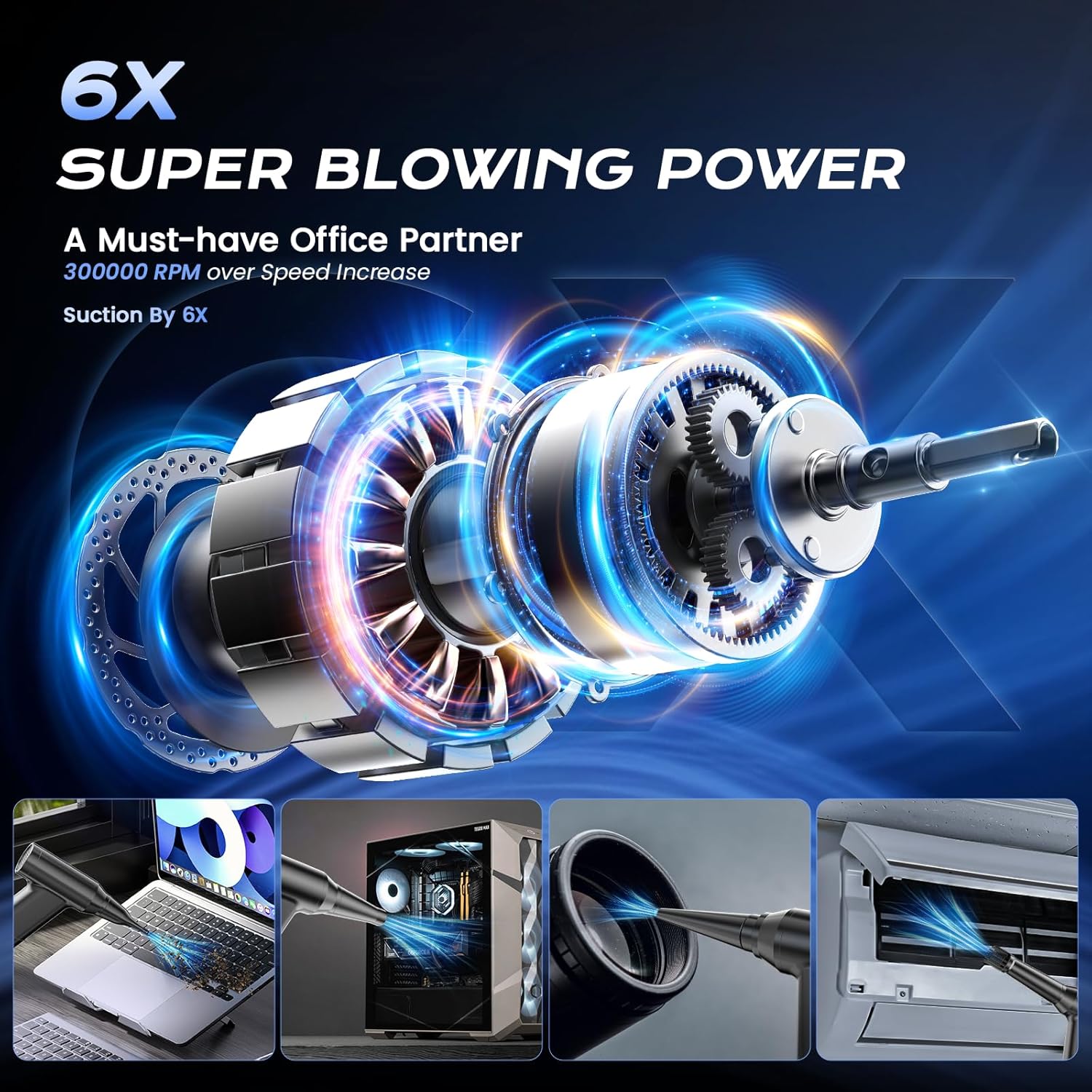 Compressed Air Dust Collector J02 Vacuum Cleaner