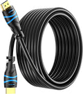 BlueRigger 4K HDMI Cable 40FT (4K 30Hz, HDR10, in-Wall CL3 Rated, High Speed, HDCP2.2, eARC) - Long HDMI Cable Compatible with Home Theatre, HDTV, Gaming Consoles, Streaming Devices