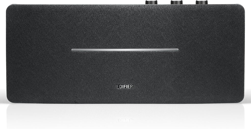 Edifier D12 Integrated Desktop Computer Speakers with Bluetooth 5.0, Wireless Stereo Tabletop Speaker 70 Watts RMS with Subwoofer Line Out, RCA, Aux Input for PC Monitor Laptop -Black