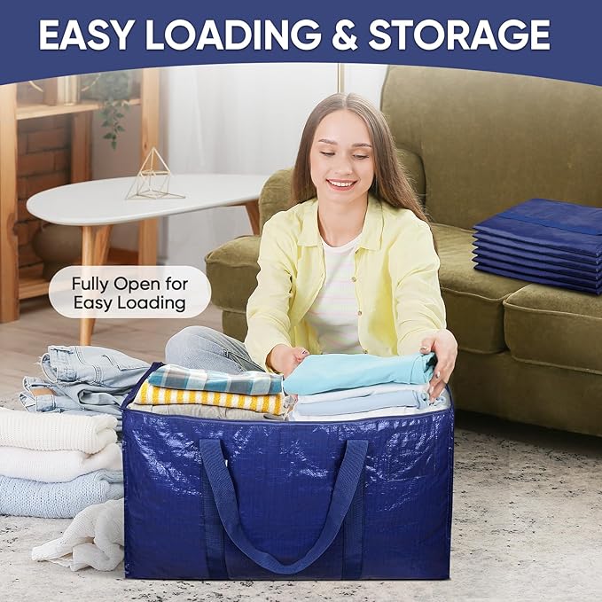 TICONN 6 Pack Extra Large Moving Bags Heavy Duty - Image 7
