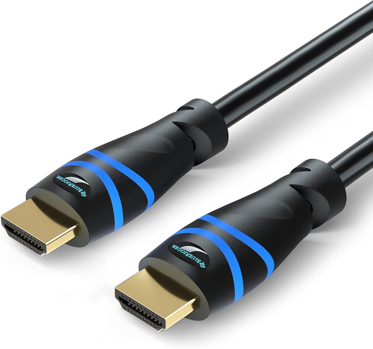 BlueRigger 8K HDMI Cable (10FT - 5 Pack, 8K 60Hz HDR, 4K 120Hz, High Speed 48Gbps with Ethernet, eARC, 3D, HDCP 2.3) - Compatible with PS5, Xbox, Roku, Apple TV, Switch, PC