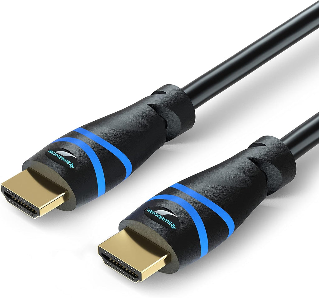 BlueRigger 8K HDMI Cable (3FT - 3 Pack, 8K 60Hz HDR, 4K 120Hz, High Speed 48Gbps with Ethernet, eARC, 3D, HDCP 2.3) - Compatible with PS5, Xbox, Roku, Apple TV, Switch, PC