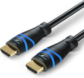 BlueRigger 8K HDMI Cable (3FT - 3 Pack, 8K 60Hz HDR, 4K 120Hz, High Speed 48Gbps with Ethernet, eARC, 3D, HDCP 2.3) - Compatible with PS5, Xbox, Roku, Apple TV, Switch, PC