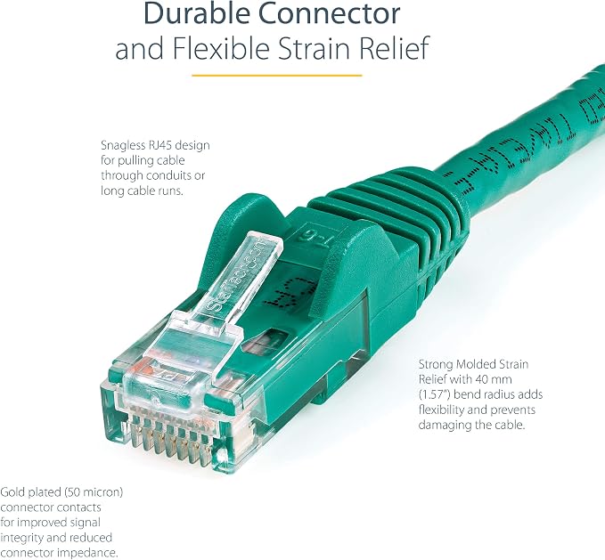 StarTech 6ft CAT6 Ethernet Cable - Image 3
