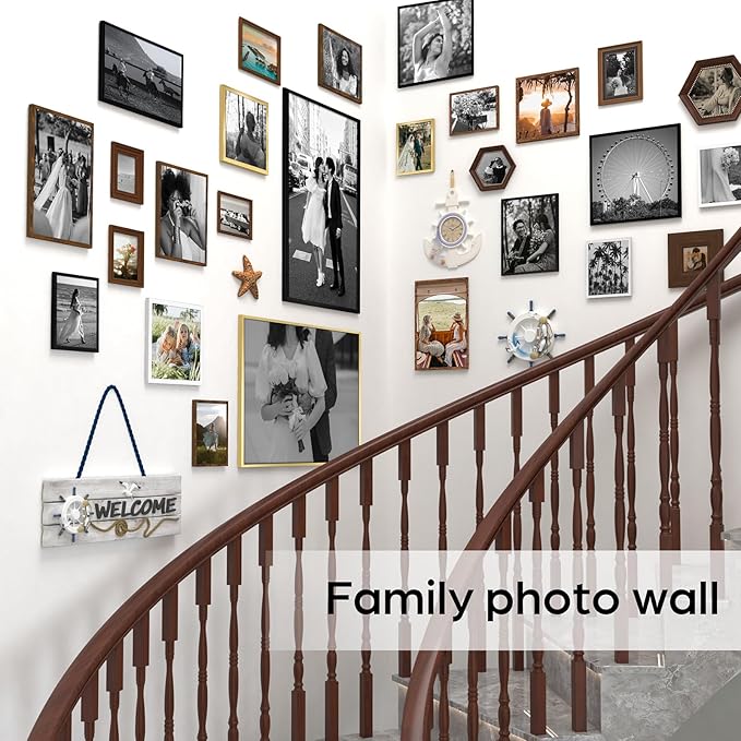 Giftgarden 5x7 Picture Frame Black 5 x 7 Photo Frames Bulk - Image 5