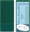 StoreSMART - Green Plastic Policy Holders - 100 Pack - INS30-G-100 by StoreSMART