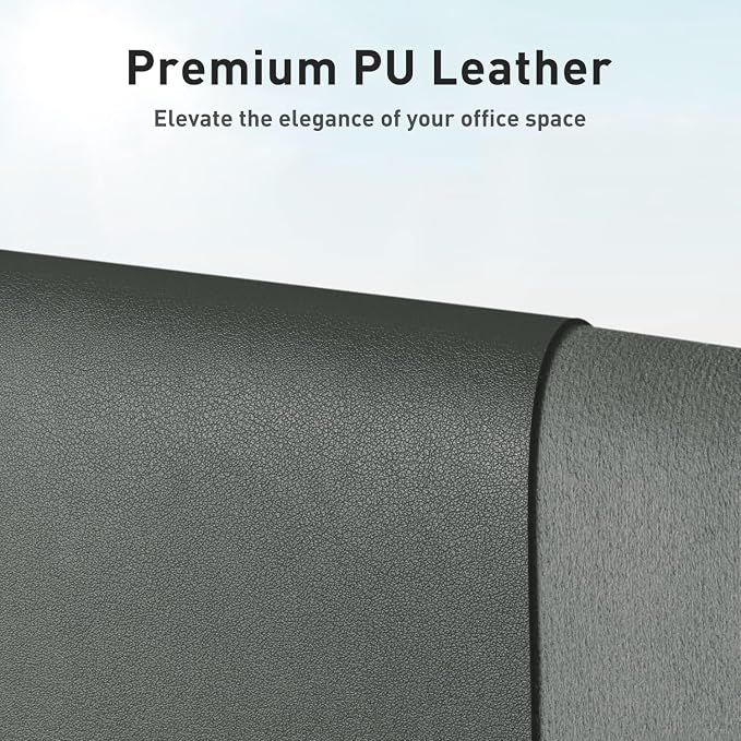 Aothia Faux Leather Desk Mat – Large Mouse Pad, Non-Slip PU Leather Blotter - Image 2