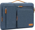MOSISO 360 Protective Laptop Case 13.3 inch, 13-13.3 inch Laptop Sleeve Compatible with MacBook Air/Pro 13 / Pro 14,HP Dell Acer ASUS,Side Open Carrying Case with 4 Zipper Pockets&Handle, Haze Blue