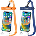 Waterproof Phone Pouch Bag - 8.5in Water Proof Cell Phone Case for Beach Travel Must Haves, Waterproof Phone Holder with Lanyard for iPhone 16 15 Pro Max Galaxy S24 S23 Ultra Pixel,Cruise Essentials