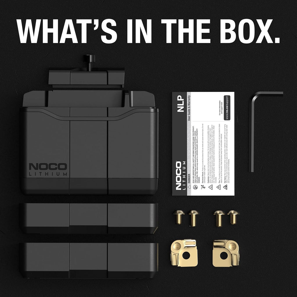 NOCO Lithium NLP5: Ultra-Light 12V Lithium Powersport Battery – Group 5 – 2Ah – 250A Start Power – Intelligent BMS – UL Certified