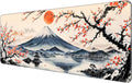 Dynippy Thin Extended Gaming Mouse Pad （31.5 * 11.8 * 0.08 inch） with Stitched Edges Large Mousepad Long XXL Keyboard and Mouse pad Desk Mat for Gaming Office & Home - Japanese Landscape
