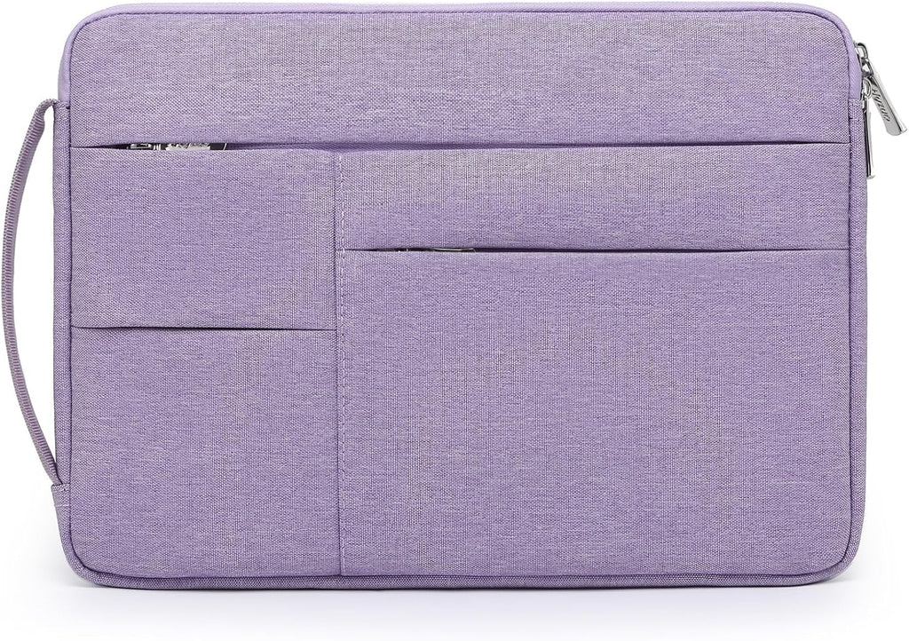 HYZUO 13.3-14 Inch Laptop Sleeve Bag for MacBook Pro 14 M5-M1, MacBook Air/Pro 13, 13.8-13 Surface Laptop/Book, Portable Notebook Case for 13" HP Dell Lenovo ThinkPad Asus Acer Samsung, Lilac Purple
