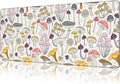 Mouse Pad Large Colorful Mushrooms Non-Slip Gaming Desk Mat with Stitched Edge Laptop Keyboard Desk Pad for Work Home Gaming (35.4 x 15.7 Inches)