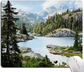 Hokafenle Mouse Pad, Natural Landscape Mouse Pad, Forest Waterfall Mousepad, Premium-Textured Square Waterproof Mouse Mat Non-Slip Rubber Base Mouse Pads for Office Laptop