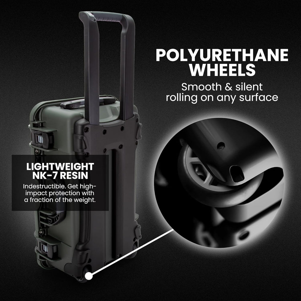 NANUK Wheeled Series 935 Lightweight NK-7 Resin Waterproof Protective Case