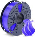SUNLU 3D Printer Filament PETG Filament 1.75mm, Less Stringing Good Layer Adhesion High Toughness, PETG Filament 1.75 ±0.02mm, 1kg Spool(2.2lbs), Transparent Purple