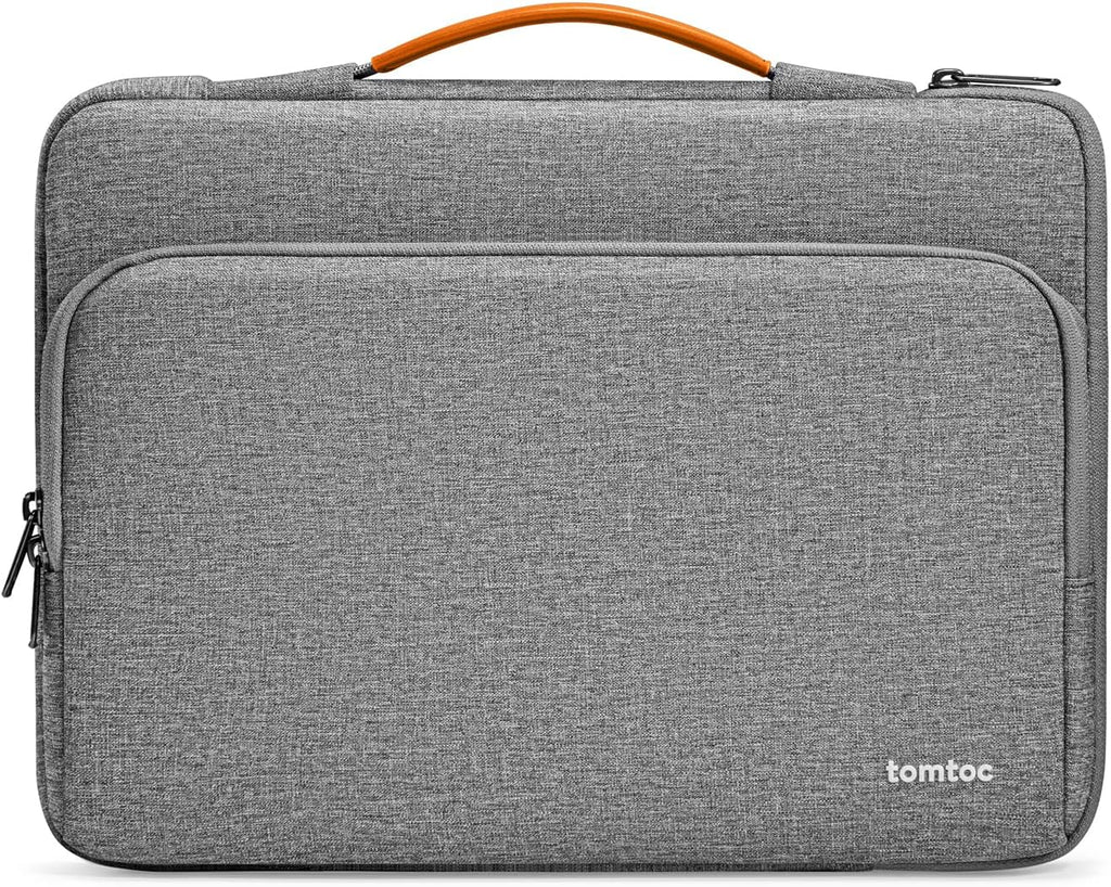 tomtoc 360 Protective Laptop Carrying Case compatible with 14-inch MacBook Pro M5/M4/M3/M2/M1 Pro/Max A3434 A3112 A3401 A3185 2025-2021, 12.9-13 Inch iPad Pro/Air, Water-Resistant Accessory Sleeve Bag