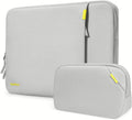 tomtoc 360 Protective Laptop Sleeve Set for 13-inch MacBook Air M3/A3113 2024, M2/A2681 M1/A2337, 13 MacBook Pro M2/A2686 M1/A2338, Water-Resistant Shockproof MacBook Case Bag with Accessory Pouch