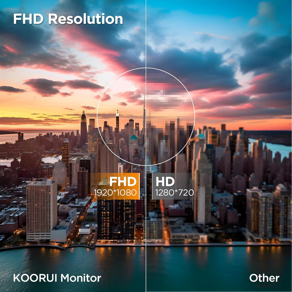 KOORUI 24 inch Curved Monitor, Full HD 1080P Curved Computer Monitor, 100Hz 1500R PC Screen, HDMI VGA, Tilt Adjustment, LCD Display, Eye Care, Black 24N5CA