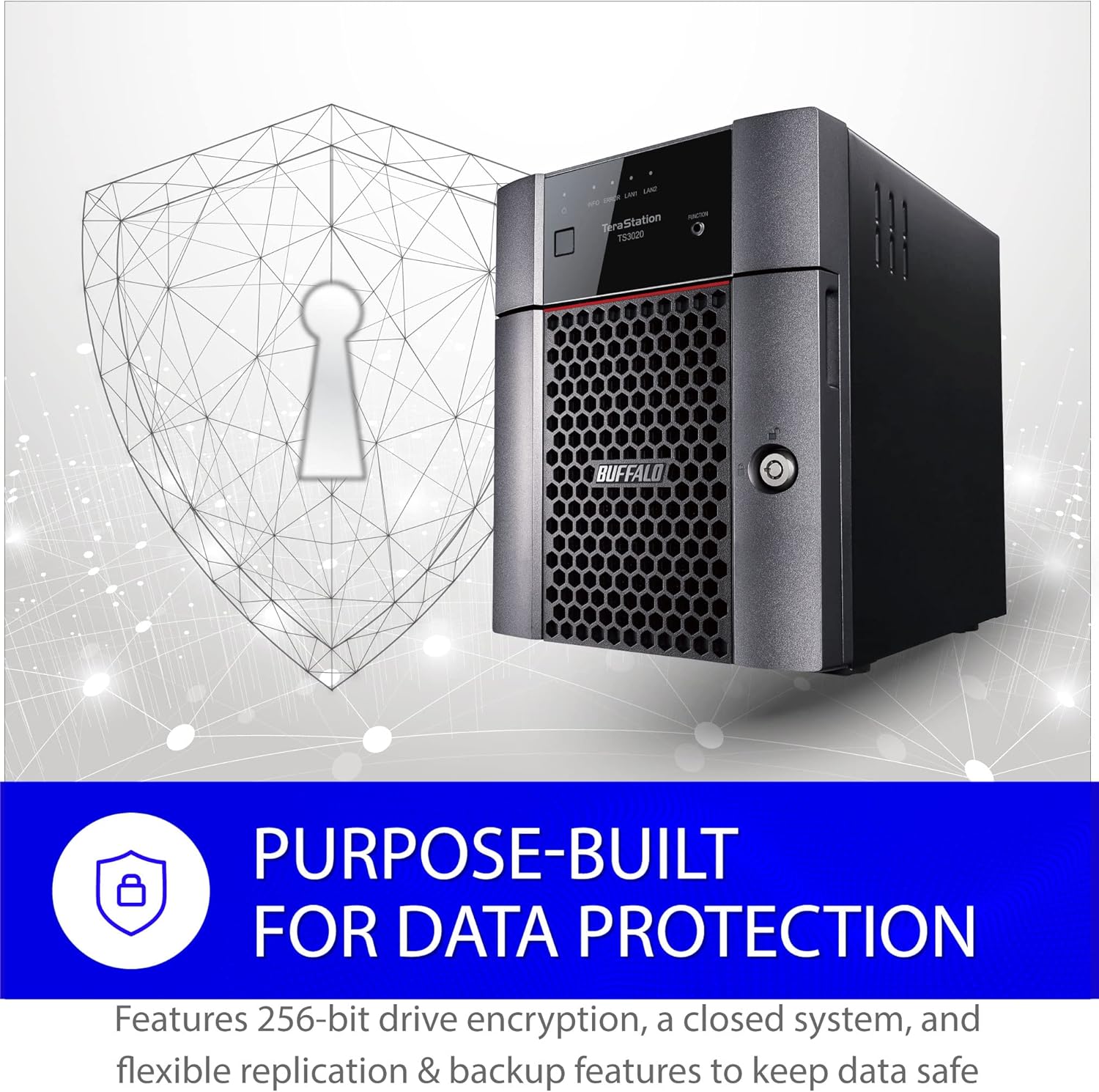 BUFFALO TeraStation 3420DN 4-Bay SMB 16TB (4x4TB) Desktop NAS w/Hard Drives Included Network Attached Storage