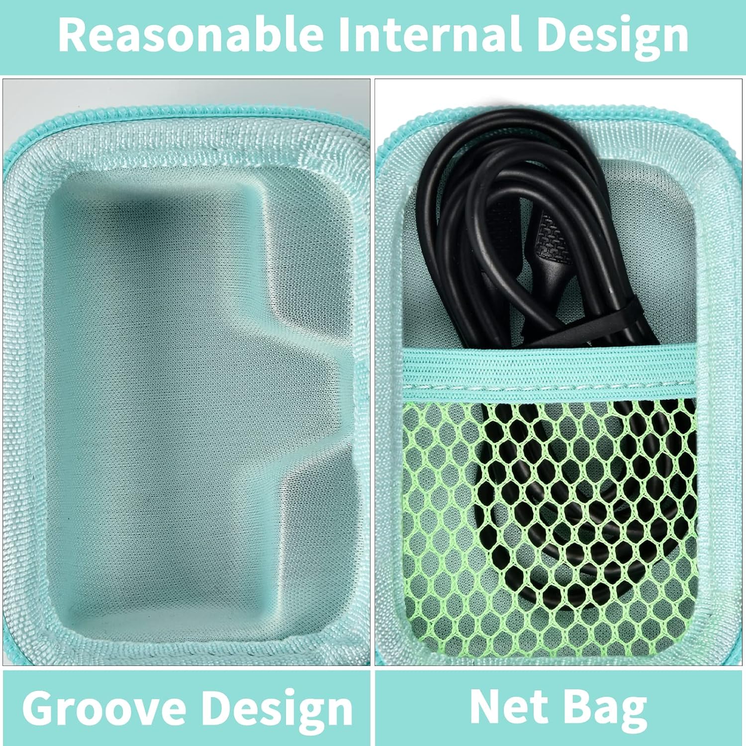 Portable Charger Power Bank Case for Swyop/for Feob/for Charmast/for JEJILL/for LanLuk/for VEGER/for iWALK/for Taegila/for Kuulaa and More Small Charging Battery Pack - Bag Only (Green)