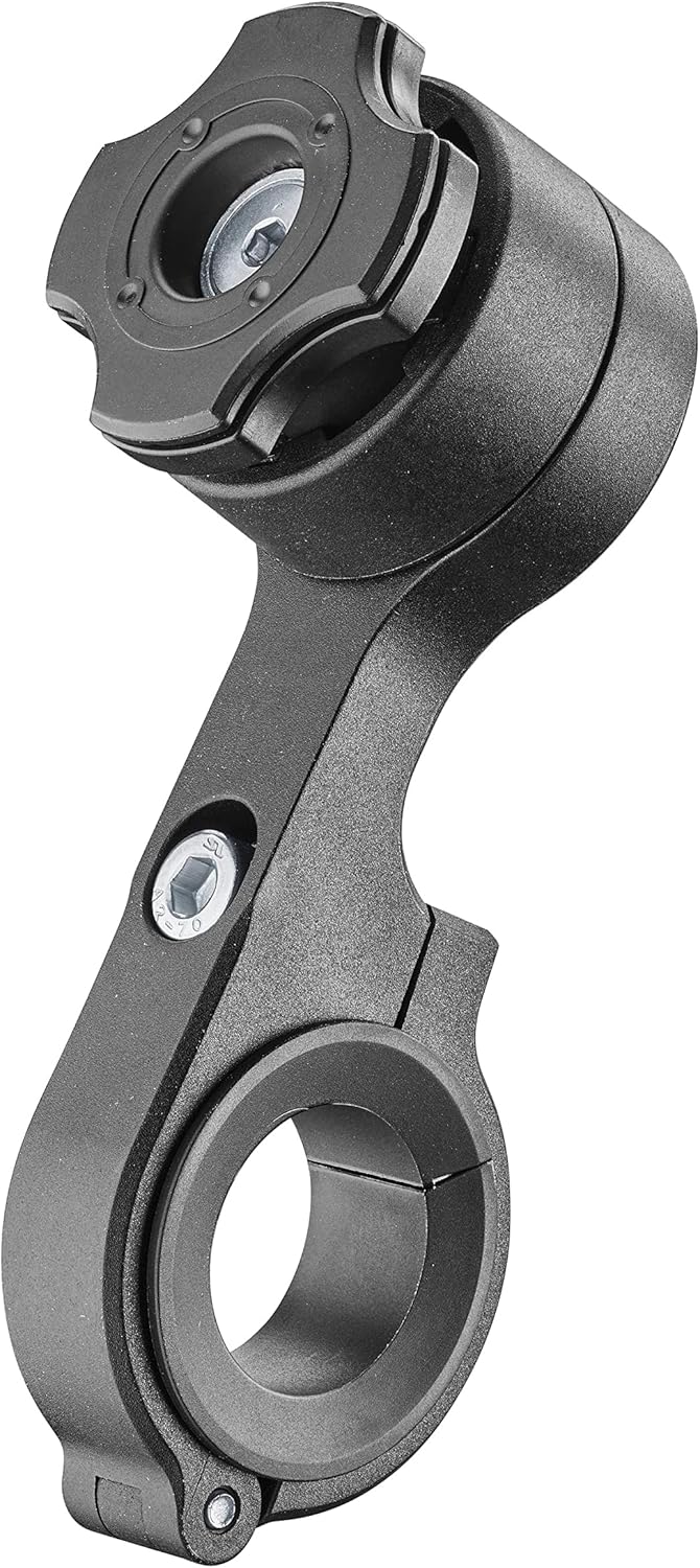 Interphone QUIKLOX Bicycle Mobile Phone Holder for Handlebar - Smartphone Holder for Road Bikes and Mountain Bikes - Bicycle Mount for Smartphone Compatible with Handlebars from 22 mm to 31.8 mm