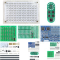 Soldering Practice Kit 5in1 DIY Music Spectrum Senior SMD Two-sided SMT Circular LED 0805 Small SMD Circuit Kit Learn Soldering Kit For Beginners