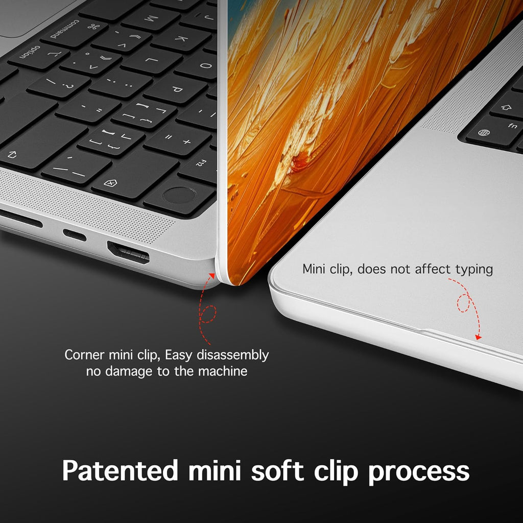 for MacBook Pro 16 inch Case 2021 2022 2023 2024 Release A3186 A3403 M4 A2991 M3 A2780 M2 A2485 M1 Pro/Max, Hard Shell Case with Screen Protector & Keyboard Cover, Golden Grain