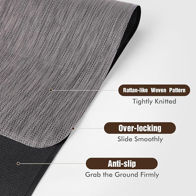 Blvornl Office Chair Mat for Hardwood Floor, 32.3"x 47.2" Desk Chair Mat for - Image 3