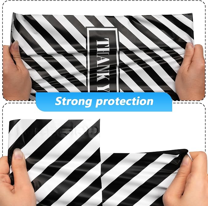 Thank You Poly Mailer 14.5x19 Inch 50 Pcs, Waterproof and Tear-Resistant - Image 4