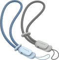 SURPHY 2 Pack Phone Lanyard for Cellphone Case, Phone Wrist Strap for Case, Cellphone Strap with 2-Color Braided, Charm Wrist Lanyard for Women and Men, Cloud Blue & Gray