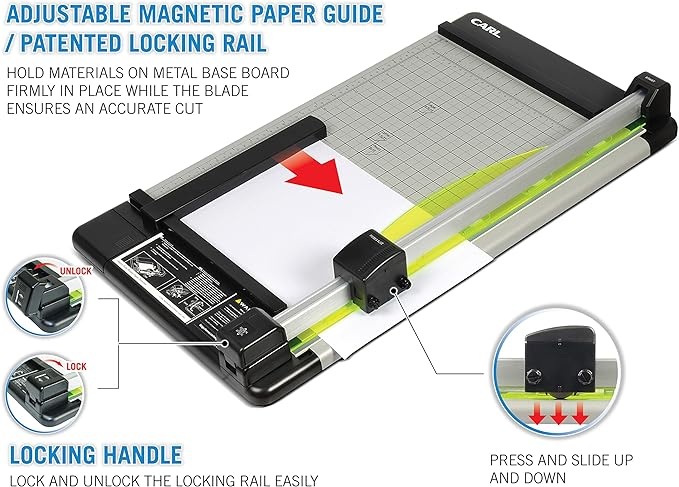 CARL Heavy Duty Rotary Paper Trimmer - Image 5