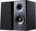 VEVOR Passive Bookshelf Speaker, 100W, Book Shelf Stereo Speakers with 6.5-Inch Woofer and 1-Inch Tweeter, Detachable Grille, 55Hz-20KHz Frequency Response, Wooden Enclosure, for Home Theater (1 Pair)